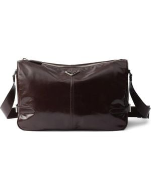 Prada Leren Crossbodytas - Bruin