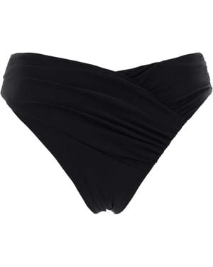 Magda Butrym Cross-Front Bikini Bottom - Black