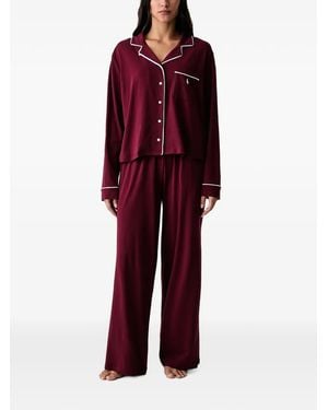 Polo Ralph Lauren Logo-Embroidered Piped Pyjamas