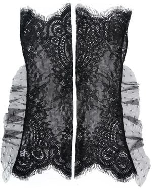 Parlor Abito Con Ruches - Nero