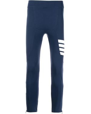 Thom Browne Lightweight Compression Tech 4-Bar Tights - Blue