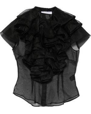 Viktor & Rolf Jabot-Detail Ruffled Blouse - Black