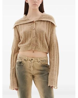 KNWLS Wool-blend button cardigan - Natur