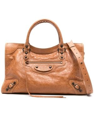 Balenciaga Le City Tote Bag - Braun
