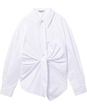 LA PISCINE Knot Shirt - White