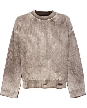 Represent Distressed Jumper - Natural
