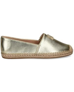 Tommy Hilfiger Th-Monogram-Plaque Metallic Espadrilles - Multicolour