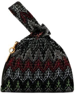 Missoni Patterned Tote Bag - Black