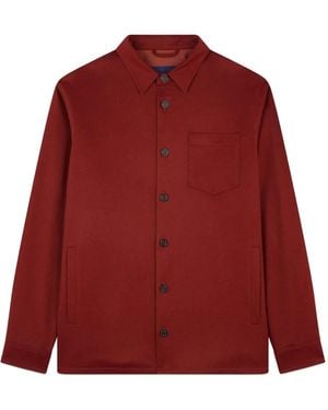 Paul & Shark Cashmere Pocket Shirt - Red