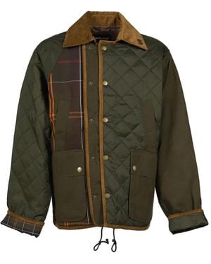 Feng Chen Wang X Barbour Quilted Patchwork Jacket - Green