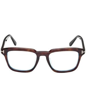 Tom Ford Square-Frame Glasses - Brown