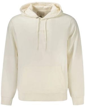 Guess Hoodie À Détail De Logo - White