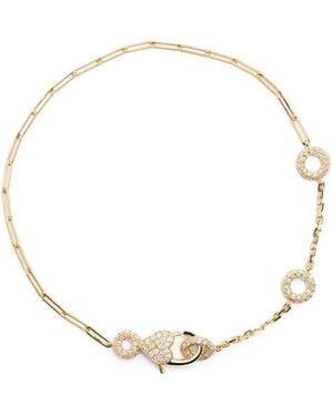 Yvonne Léon Solitaire Donuts 18Kt Diamond Bracelet - White