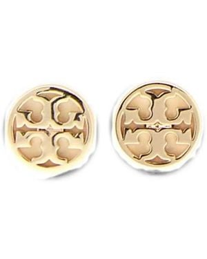 Tory Burch Pendientes Icon Stud - Metálico