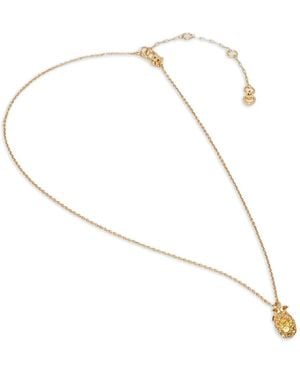 Kate Spade Sweet Treasures Pineapple-Pendant Necklace - White