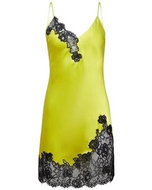 Fleur du Mal Juliet Mini Dress - Yellow