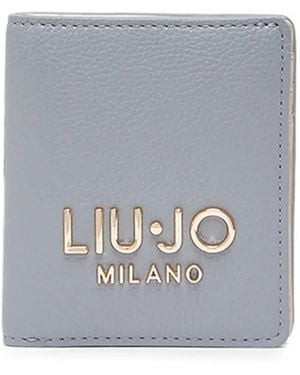 Liu Jo Card Holder With Zip - Gray