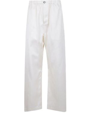Sofie D'Hoore Pantalones con cinturilla elástica - Blanco