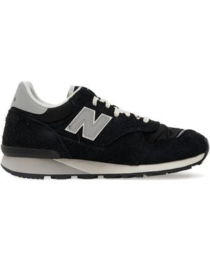 New Balance Suede Low-Top Trainers - Black