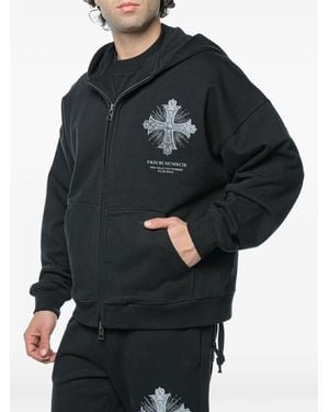 Ksubi False Idols Ekcess Zip-Up Hoodie - Black