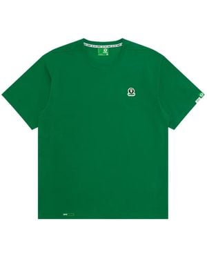 Aape By A Bathing Ape Logo-Patch T-Shirt - Green