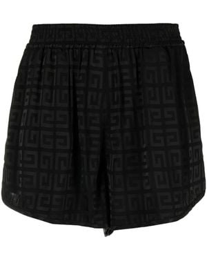 Givenchy Short Court À Logo Imprimé - Noir