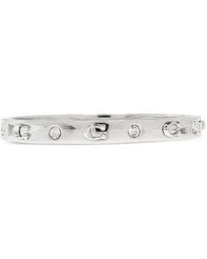 COACH Bracelet Serti De Cristaux - Blanc
