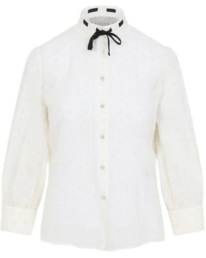 Valentino Garavani Daisy Sangallo Shirt - White