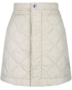 Burberry Padded Mini Skirt - White