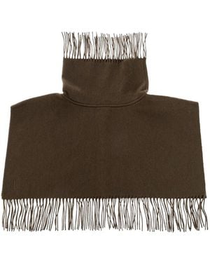 By Malene Birger Turtla Fringed Scarf - Brown