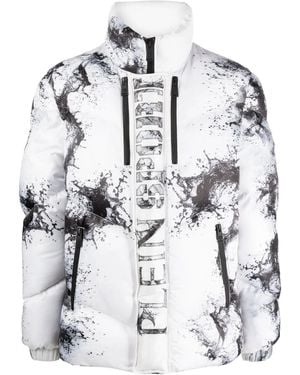 Philipp Plein Splash Extreme Padded Jacket - White