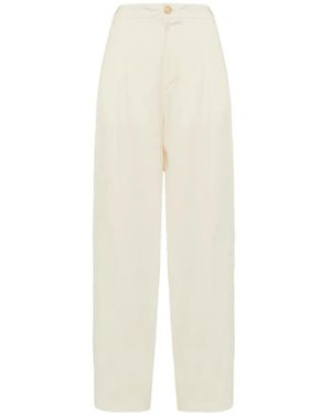 Laneus Pleated Pants - White