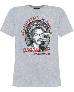 DSquared² Cotton T-Shirt - Grey