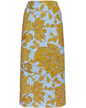 La DoubleJ Midi Skirts - Blue