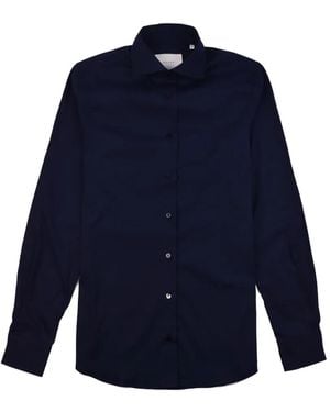Xacus Pina Classic-Collar Shirt - Blue