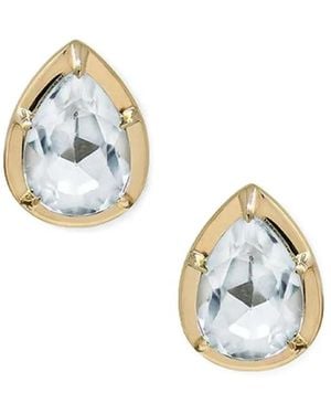 Anzie Puces D'Oreilles Mélia Pear - Métallisé