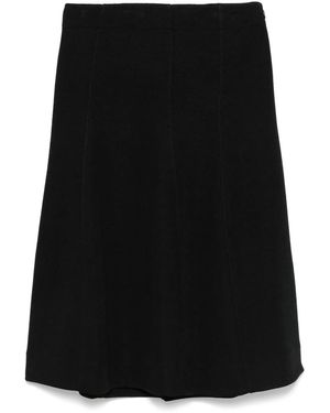 Jil Sander フレアスカート - ブラック