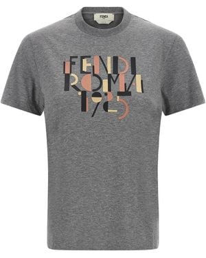 Fendi Roma T-Shirt - Grey