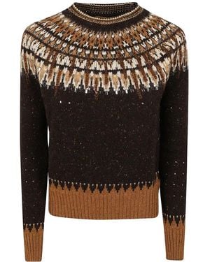 Ermanno Scervino Crystal-Embellished Sweater - Black