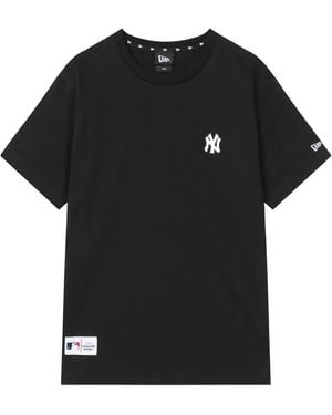 KTZ New York Yankees Logo-Embroidered T-Shirt - Black