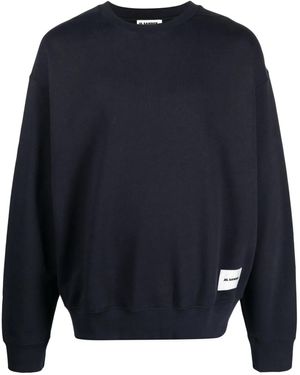 Jil Sander ロゴ スウェットシャツ - ブルー