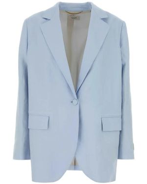 Agnona Blazer Con Botones - Azul
