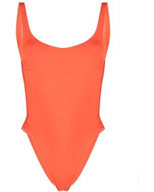 Twinset サイドストラップ ワンピース水着 - オレンジ