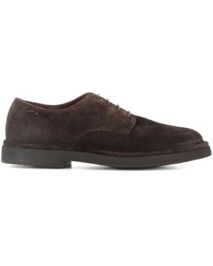 Alexander Hotto Suède Derby Schoenen - Bruin