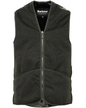 Barbour V-Neck Gilet - Black