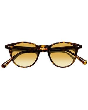 Moscot Jared Round-Frame Sunglasses - Metallic