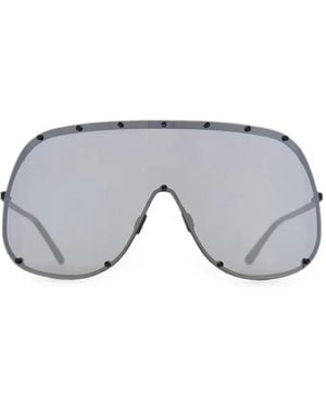 Rick Owens Gafas De Sol Shield - Gris