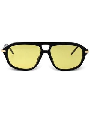 Givenchy Pilot Sunglasses - Yellow