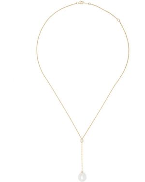 Mizuki 14Kt Sea Of Beauty Pearl And Diamond Necklace - White
