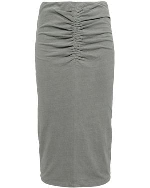 James Perse Brushed Jersey Skirt - Gray